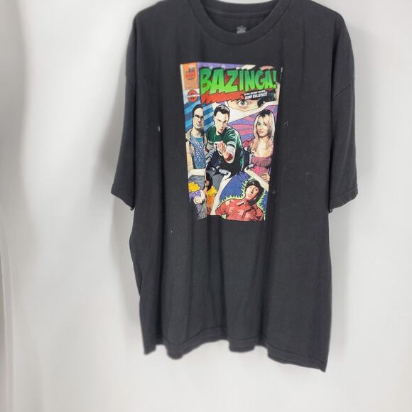 THE  BIG BANG THEORY Men 2X Black Short Sleeve tee Shirt - Picture 1 of 4
